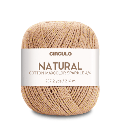 Círculo Barroco Maxcolor Sparkle – Cotton Yarn (216m / 200g)