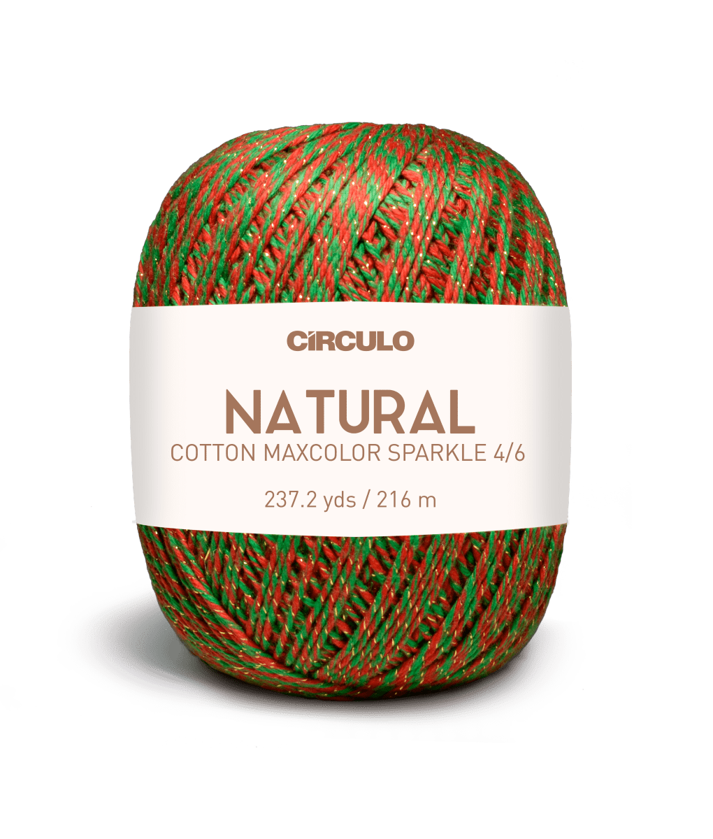Círculo Barroco Maxcolor Sparkle – Cotton Yarn (216m / 200g)