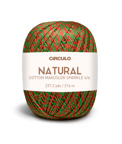 Círculo Barroco Maxcolor Sparkle – Cotton Yarn (216m / 200g)