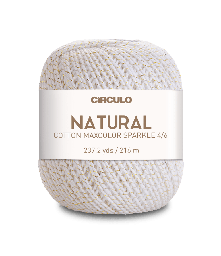 Círculo Barroco Maxcolor Sparkle – Cotton Yarn (216m / 200g)
