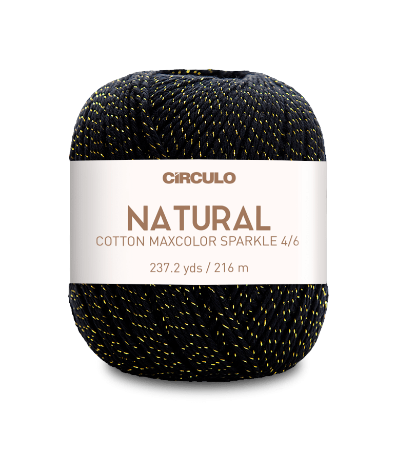 Círculo Barroco Maxcolor Sparkle – Cotton Yarn (216m / 200g)