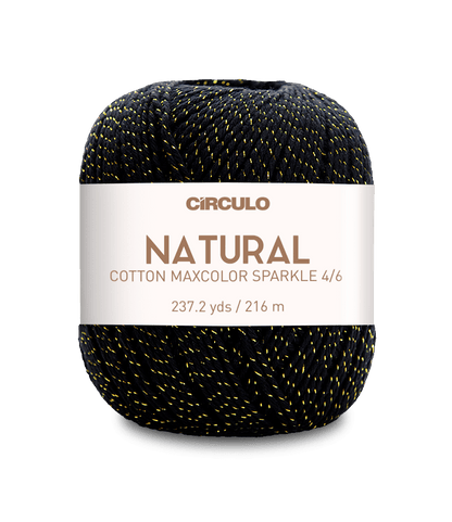Círculo Barroco Maxcolor Sparkle – Cotton Yarn (216m / 200g)