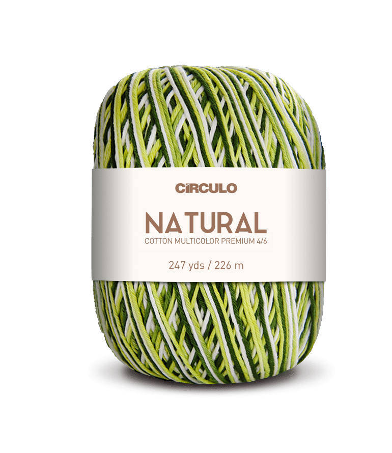 Circulo Barroco Multicolor Premium 4/6 - Brazilian Cotton Yarn, 226m/200g