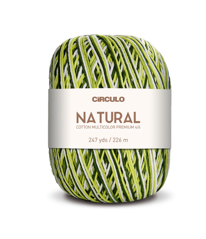Circulo Barroco Multicolor Premium 4/6 - Brazilian Cotton Yarn, 226m/200g