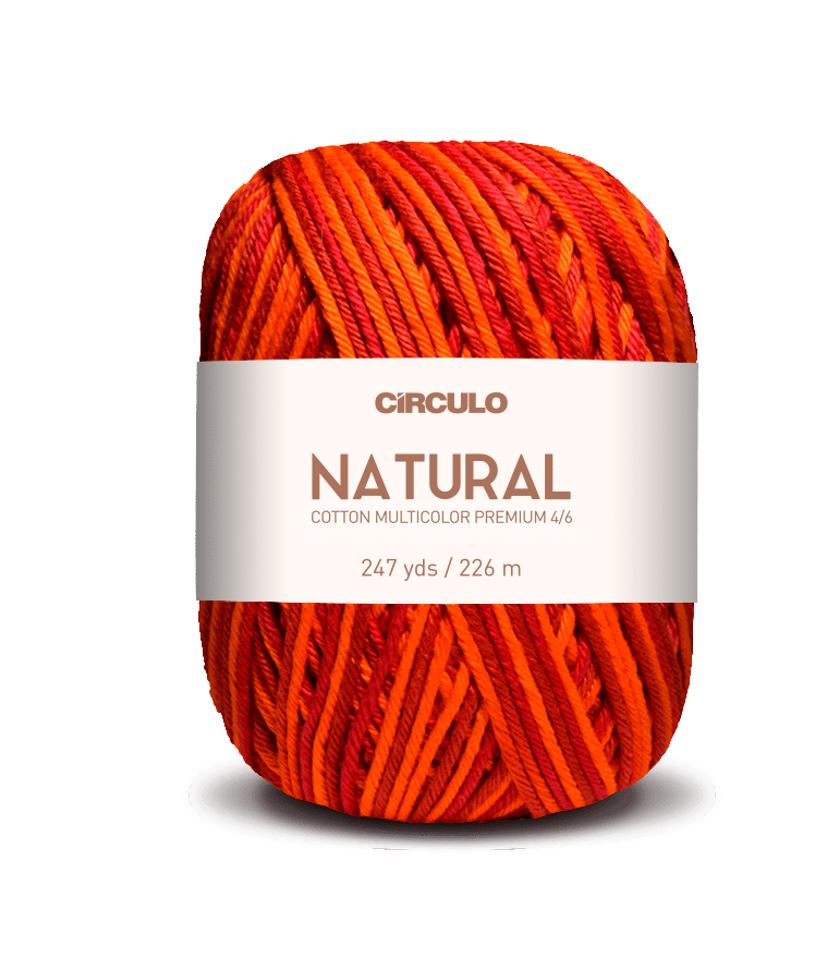 Circulo Barroco Multicolor Premium 4/6 - Brazilian Cotton Yarn, 226m/200g