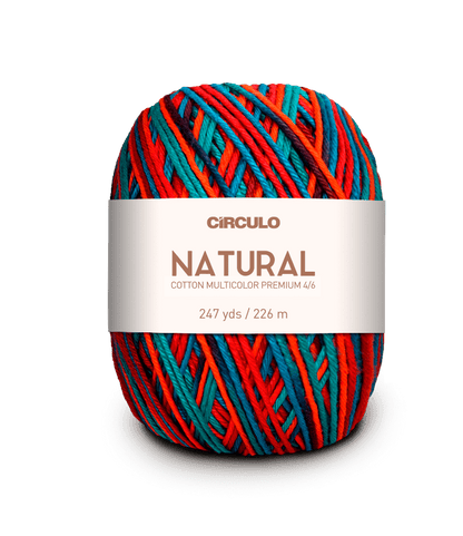 Circulo Barroco Multicolor Premium 4/6 - Brazilian Cotton Yarn, 226m/200g