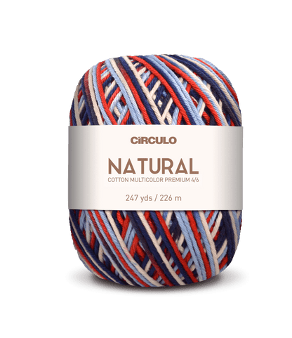Circulo Barroco Multicolor Premium 4/6 - Brazilian Cotton Yarn, 226m/200g