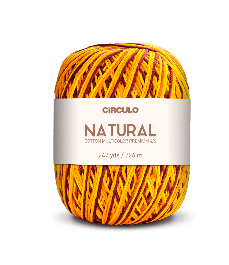 Circulo Barroco Multicolor Premium 4/6 - Brazilian Cotton Yarn, 226m/200g