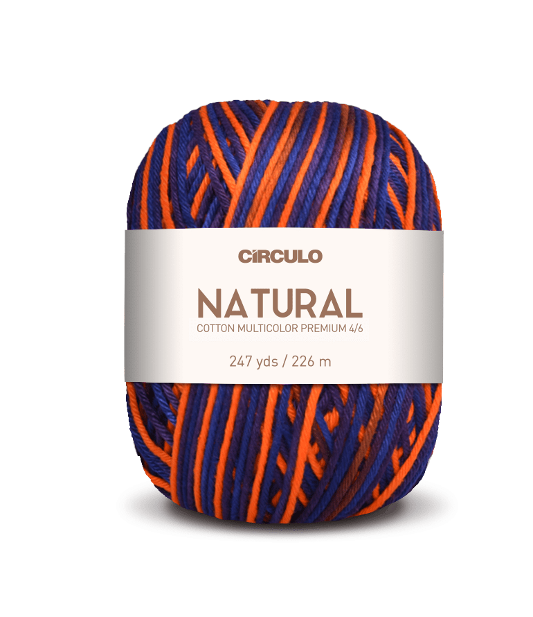 Circulo Barroco Multicolor Premium 4/6 - Brazilian Cotton Yarn, 226m/200g
