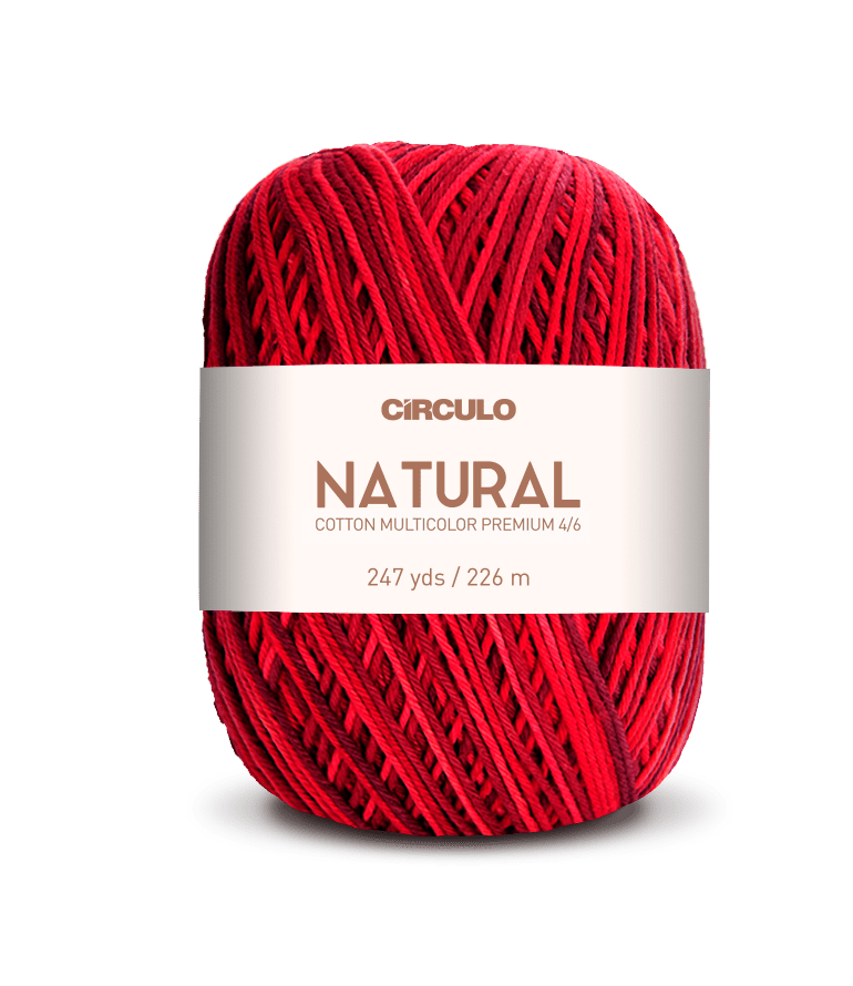 Circulo Barroco Multicolor Premium 4/6 - Brazilian Cotton Yarn, 226m/200g
