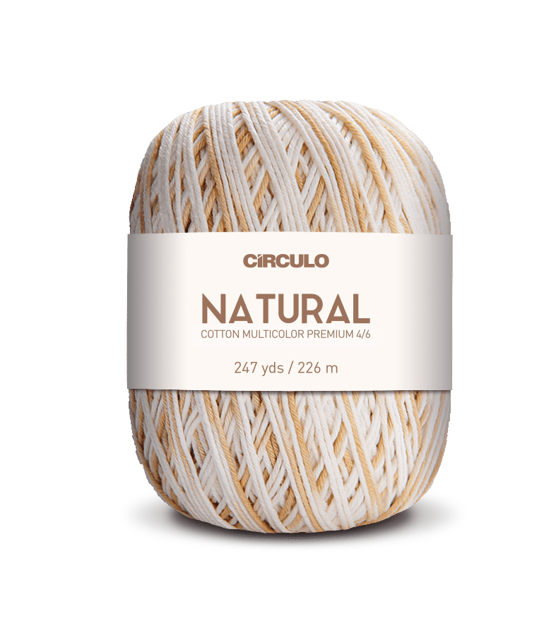 Circulo Barroco Multicolor Premium 4/6 - Brazilian Cotton Yarn, 226m/200g