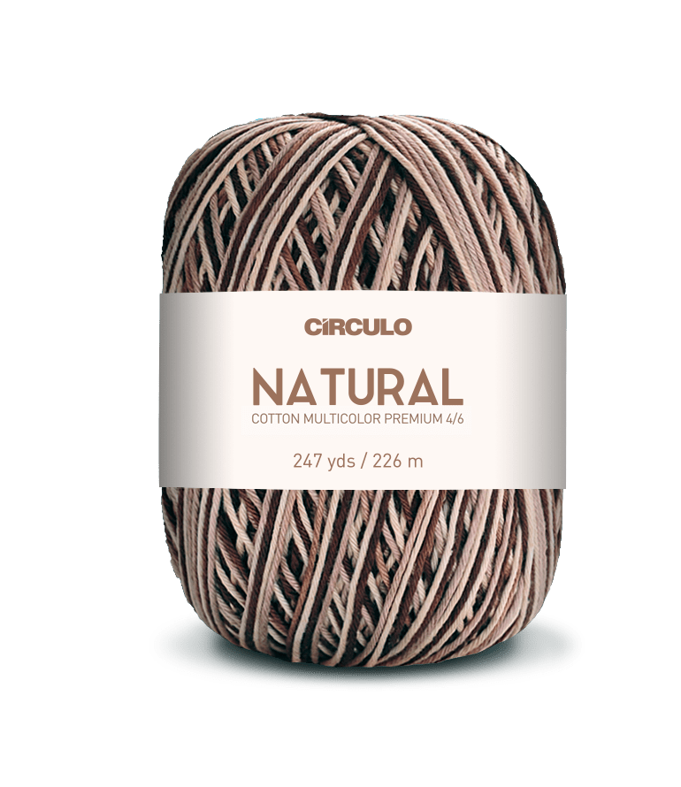 Circulo Barroco Multicolor Premium 4/6 - Brazilian Cotton Yarn, 226m/200g