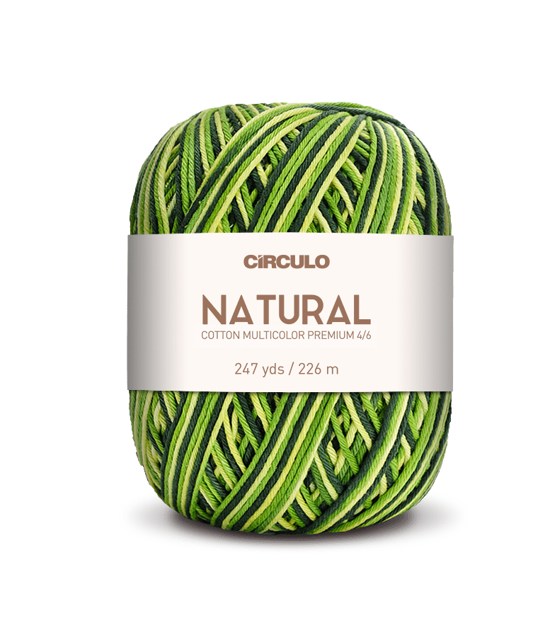 Circulo Barroco Multicolor Premium 4/6 - Brazilian Cotton Yarn, 226m/200g