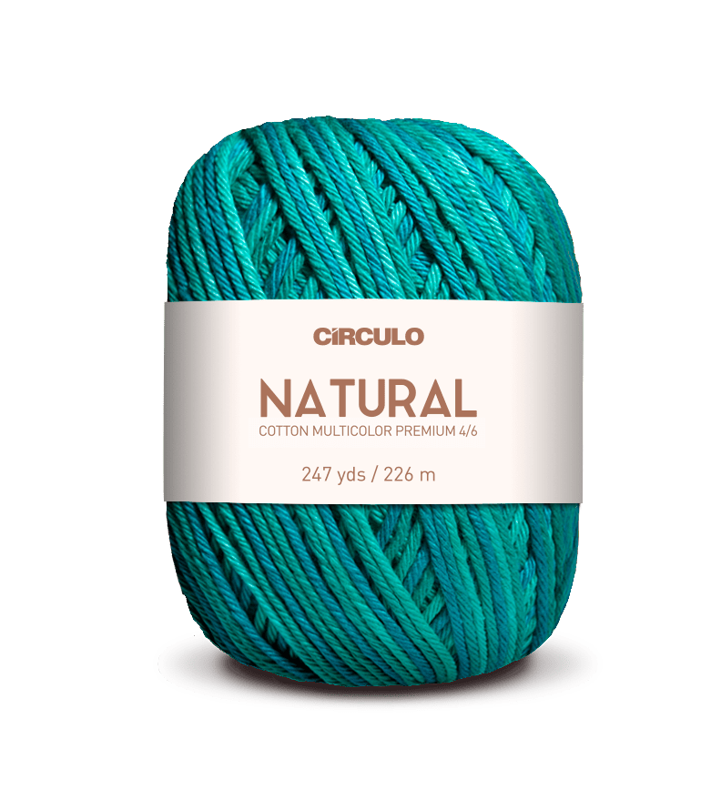 Circulo Barroco Multicolor Premium 4/6 - Brazilian Cotton Yarn, 226m/200g