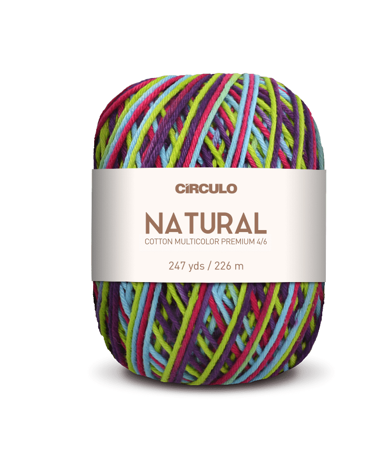 Circulo Barroco Multicolor Premium 4/6 - Brazilian Cotton Yarn, 226m/200g