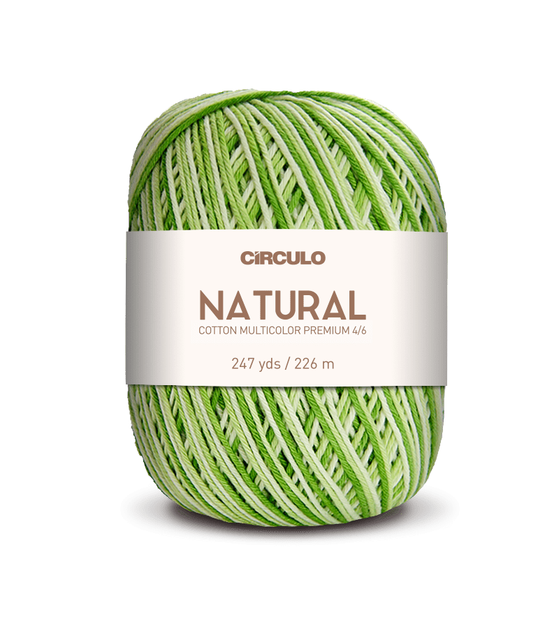 Circulo Barroco Multicolor Premium 4/6 - Brazilian Cotton Yarn, 226m/200g