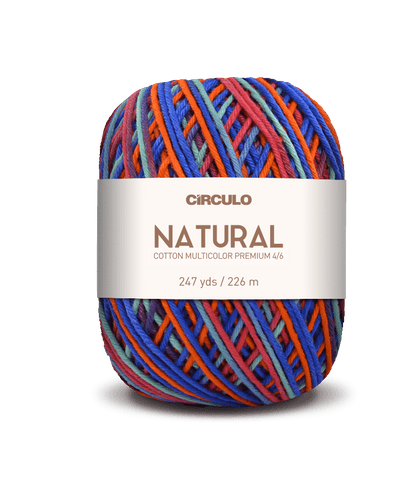 Circulo Barroco Multicolor Premium 4/6 - Brazilian Cotton Yarn, 226m/200g