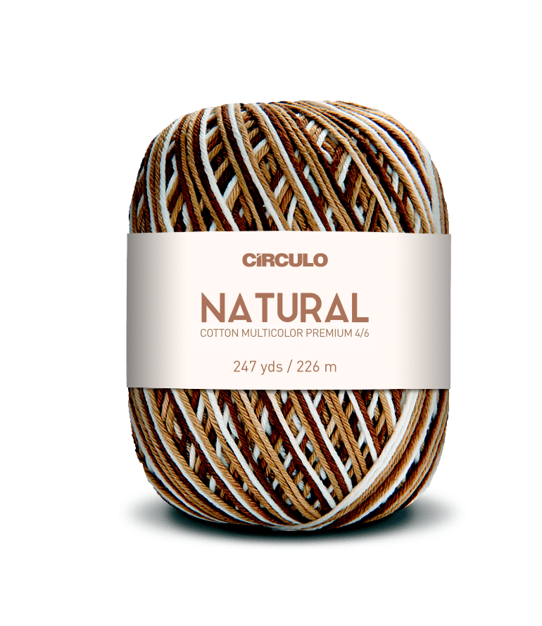 Circulo Barroco Multicolor Premium 4/6 - Brazilian Cotton Yarn, 226m/200g