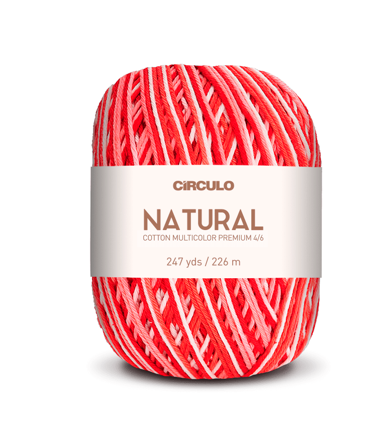Circulo Barroco Multicolor Premium 4/6 - Brazilian Cotton Yarn, 226m/200g
