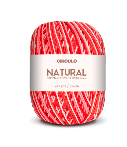 Circulo Barroco Multicolor Premium 4/6 - Brazilian Cotton Yarn, 226m/200g