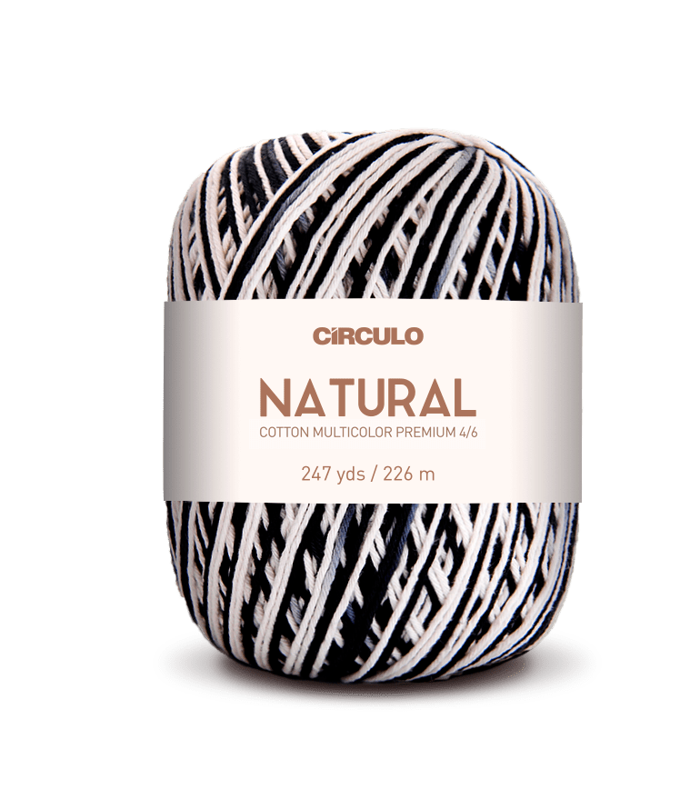 Circulo Barroco Multicolor Premium 4/6 - Brazilian Cotton Yarn, 226m/200g