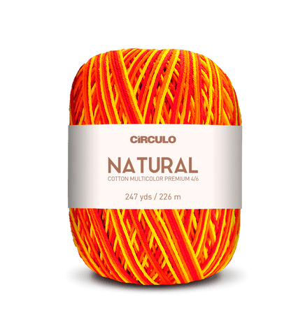 Circulo Barroco Multicolor Premium 4/6 - Brazilian Cotton Yarn, 226m/200g