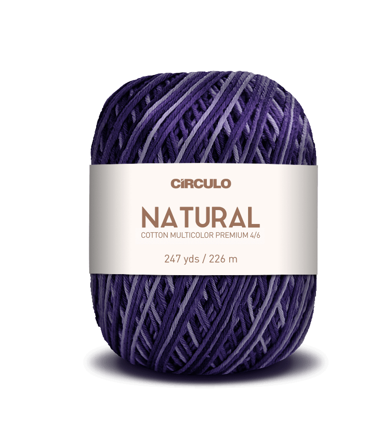 Circulo Barroco Multicolor Premium 4/6 - Brazilian Cotton Yarn, 226m/200g