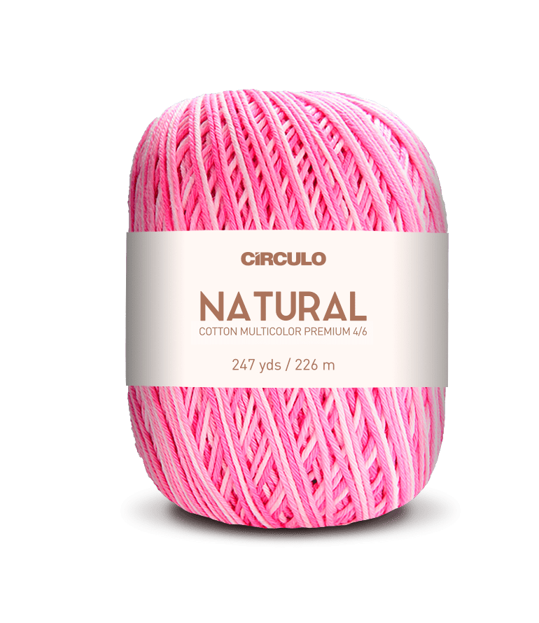 Circulo Barroco Multicolor Premium 4/6 - Brazilian Cotton Yarn, 226m/200g