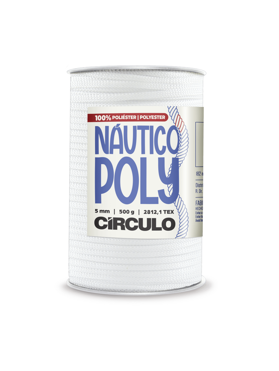 Circulo Fio Náutico Poly 5 mm – Polyester Cord Yarn ( 178 m  / 500 g)