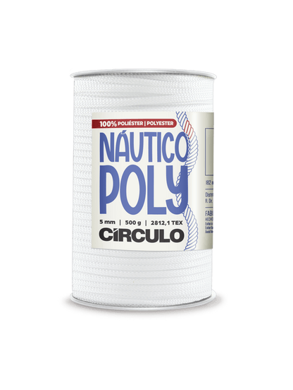 Circulo Fio Náutico Poly 5 mm – Polyester Cord Yarn ( 178 m  / 500 g)