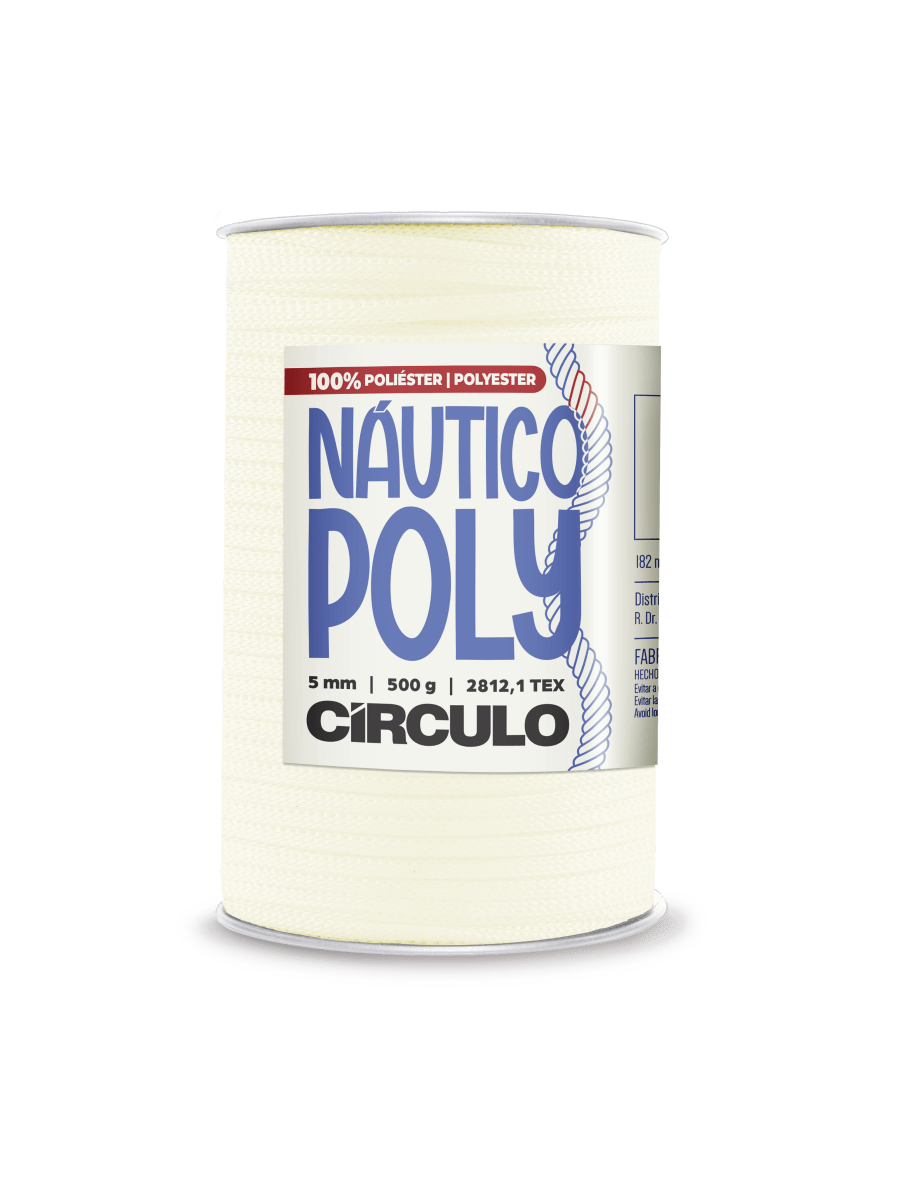 Circulo Fio Náutico Poly 5 mm – Polyester Cord Yarn ( 178 m  / 500 g)