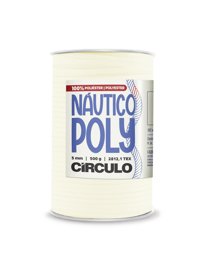 Circulo Fio Náutico Poly 5 mm – Polyester Cord Yarn ( 178 m  / 500 g)