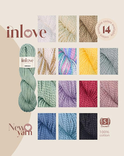 Circulo InLove  - 100% Brazilian Cotton Yarn  (125m/100g)