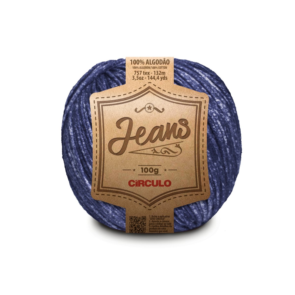 Circulo Jeans – 100% Brazilian Cotton Denim Effect Yarn (132m/100g)