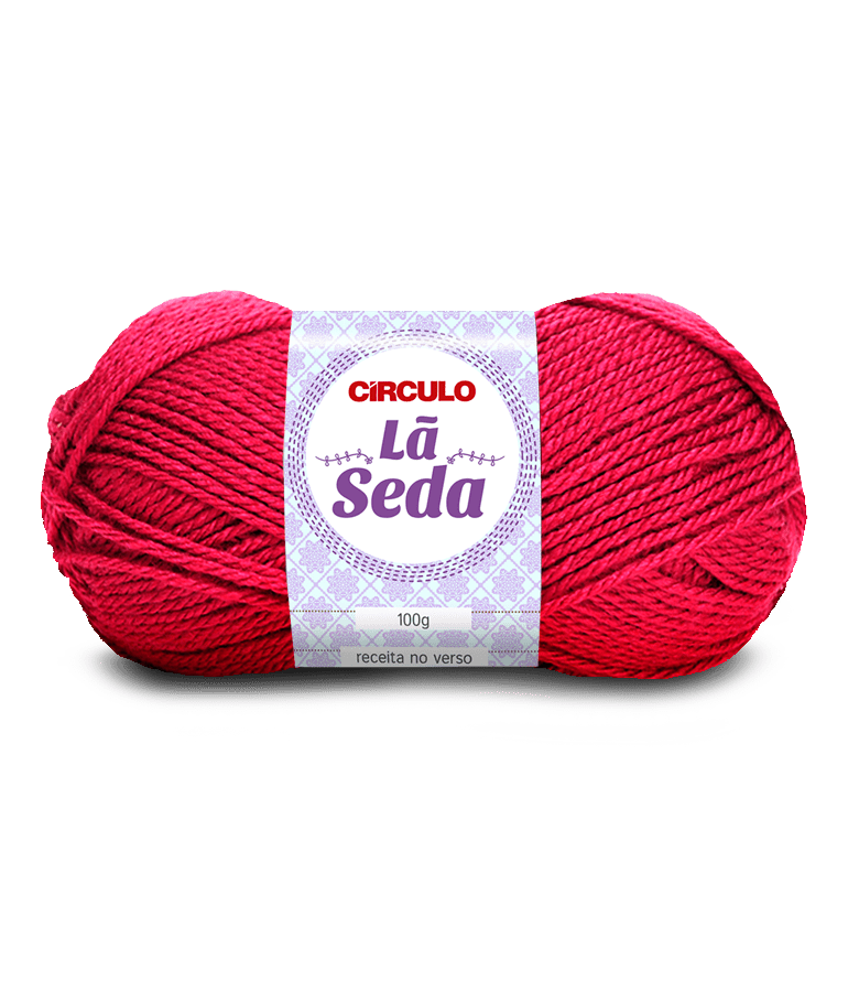 Círculo La Seda yarn, blend of 70% acrylic and 30% wool (100g/166m)