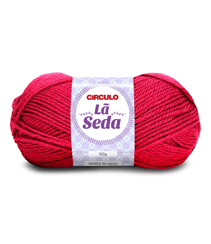 Círculo La Seda yarn, blend of 70% acrylic and 30% wool (100g/166m)