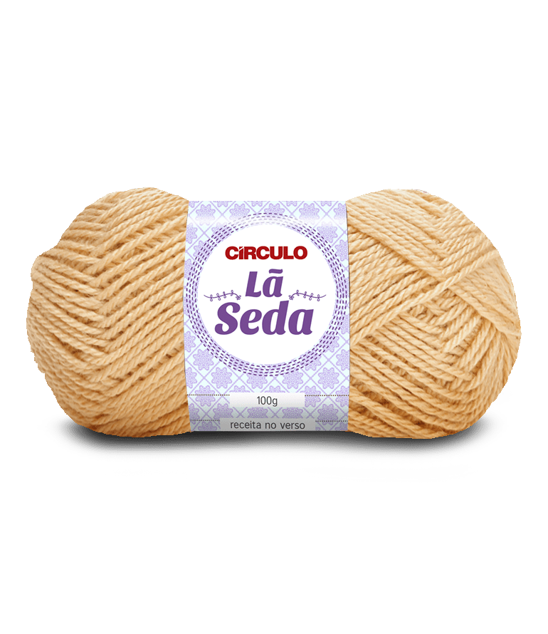Círculo La Seda yarn, blend of 70% acrylic and 30% wool (100g/166m)