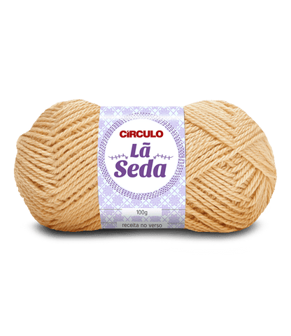 Círculo La Seda yarn, blend of 70% acrylic and 30% wool (100g/166m)