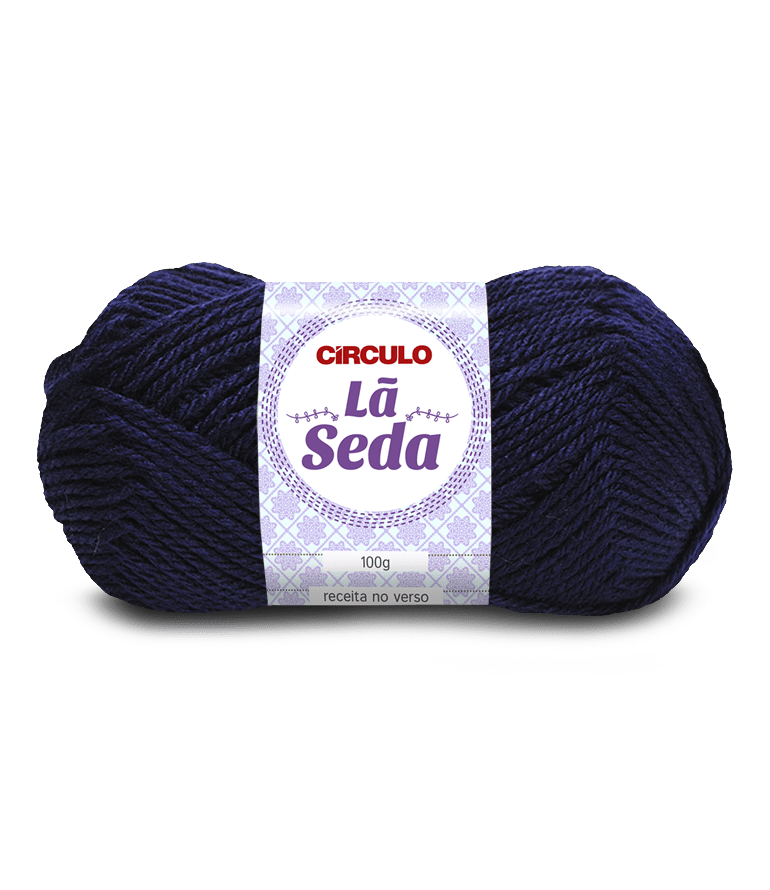 Círculo La Seda yarn, blend of 70% acrylic and 30% wool (100g/166m)