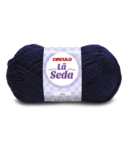 Círculo La Seda yarn, blend of 70% acrylic and 30% wool (100g/166m)