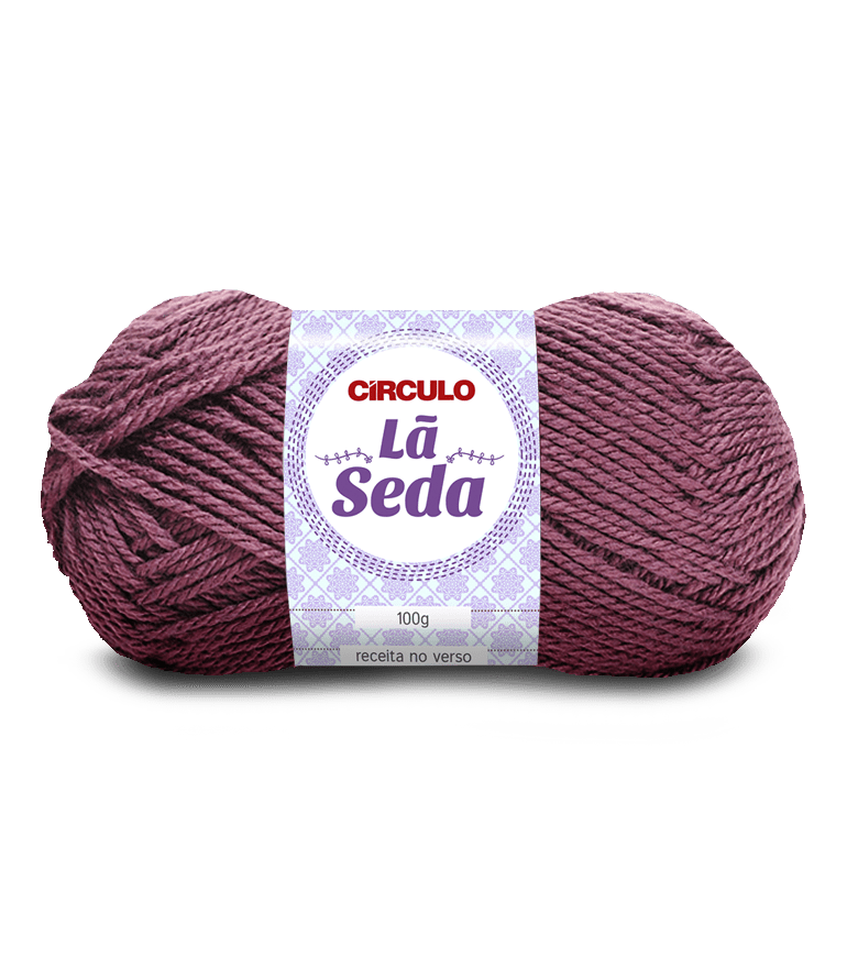 Círculo La Seda yarn, blend of 70% acrylic and 30% wool (100g/166m)