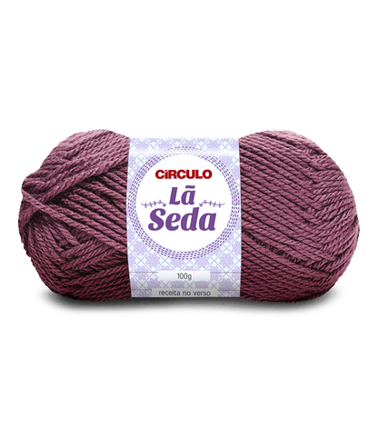 Círculo La Seda yarn, blend of 70% acrylic and 30% wool (100g/166m)