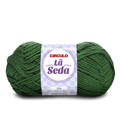 Círculo La Seda yarn, blend of 70% acrylic and 30% wool (100g/166m)