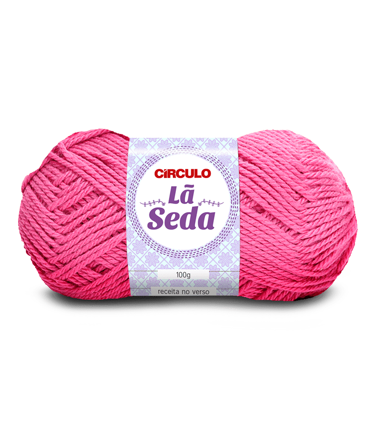Círculo La Seda yarn, blend of 70% acrylic and 30% wool (100g/166m)