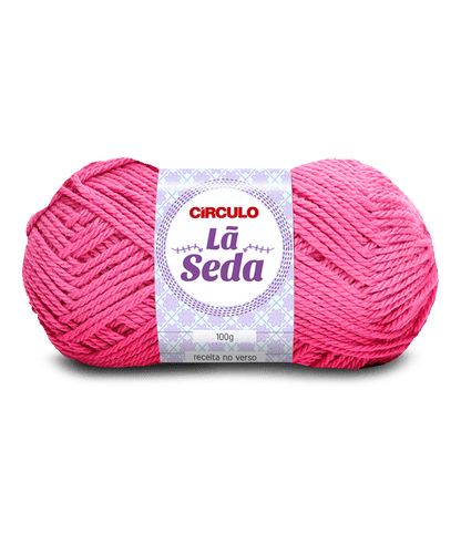 Círculo La Seda yarn, blend of 70% acrylic and 30% wool (100g/166m)