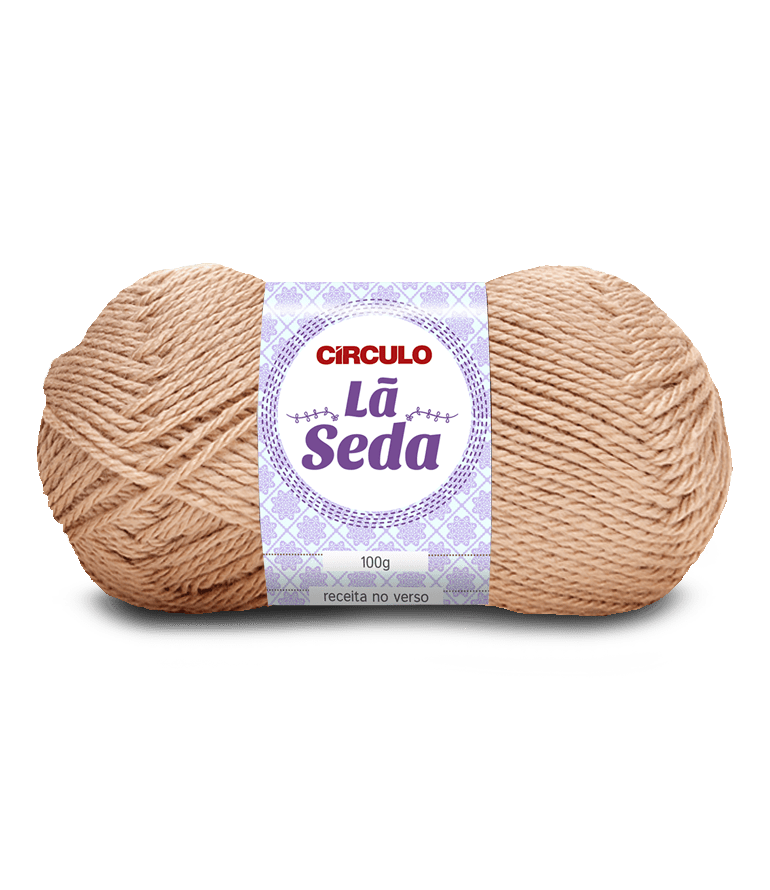 Círculo La Seda yarn, blend of 70% acrylic and 30% wool (100g/166m)