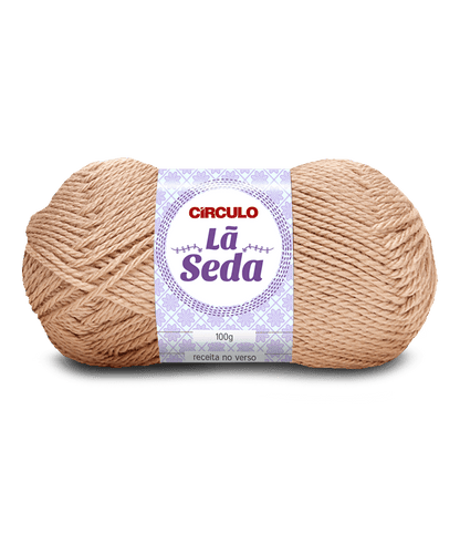 Círculo La Seda yarn, blend of 70% acrylic and 30% wool (100g/166m)