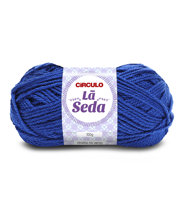 Círculo La Seda yarn, blend of 70% acrylic and 30% wool (100g/166m)