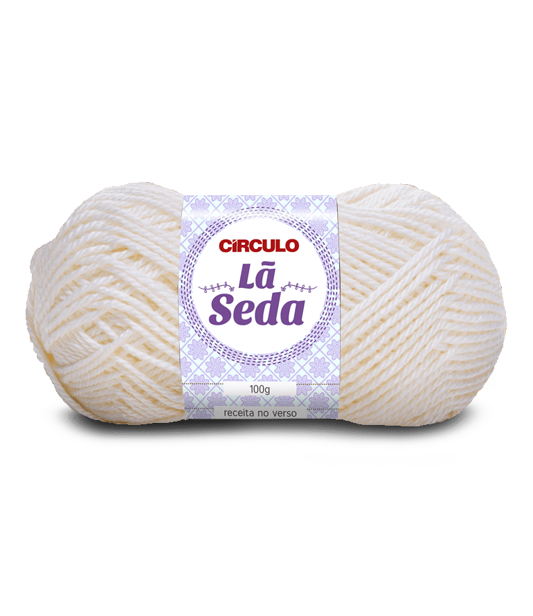 Círculo La Seda yarn, blend of 70% acrylic and 30% wool (100g/166m)
