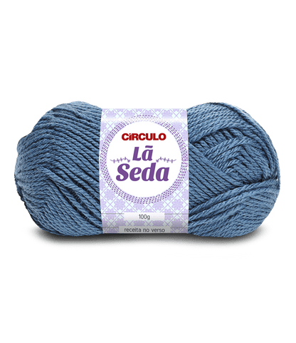 Círculo La Seda yarn, blend of 70% acrylic and 30% wool (100g/166m)